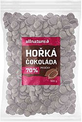 Allnature Hořká čokoláda 70% pecičky 500g