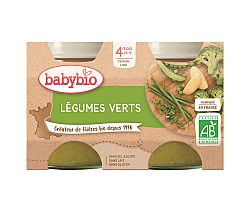 Babybio zelená zelenina 2 x 130 g