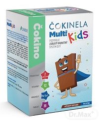 ČOKINELA Multi Kids čokoládové tabličky 20 ks