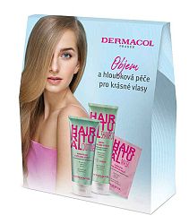 Dermacol Hair Ritual šampón pre objem 250 ml + kondicionér pre objem a pevnosť 200 ml + intenzívna maska na vlasy 15 ml darčeková sada