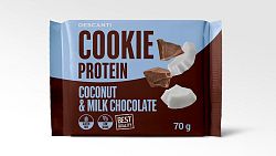 Descanti Protein Cookie proteínová sušienka príchuť Milk Chocolate & Coconut 70 g