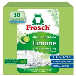 Frosch EKO Tablety do umývačky všetko v 1 Citrón (30 tabliet)