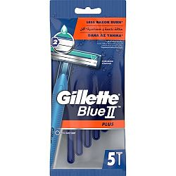 Gillette BlueII Plus Pánske Jednorazové Holiace Strojčeky 5ks