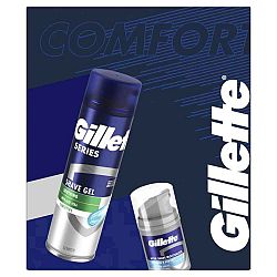 Gillette Comfort Series gél na holenie 200 ml + krém po holení 50 ml darčeková sada