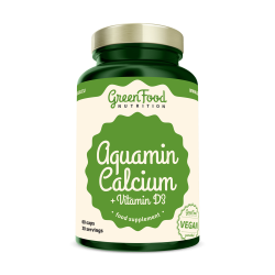 GreenFood Aquamin + Vitamín D3 60 kapsúl