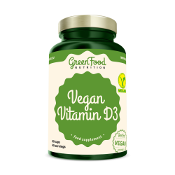 GreenFood Vitamín D3 60 vegan kapsúl