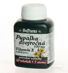 MedPharma Pupalka dvojročná 500 mg Vitamín E 67 tabliet