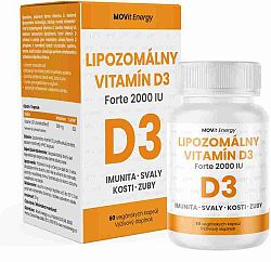 MOVIT ENERGY Lipozomálny vitamín D3 forte 2000 IU 60 kapsúl