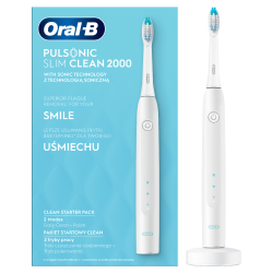 Oral B Elektrická kefka Pulsonic Slim clean 2 000 White
