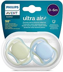 Philips AVENT Cumlík Ultra air neutral 0-6m chlapec modrá 2ks