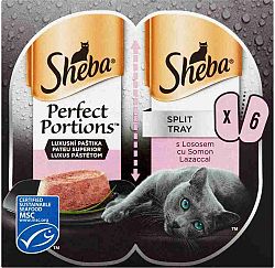 Sheba Perfect Portions s lososom 3 x 75 g