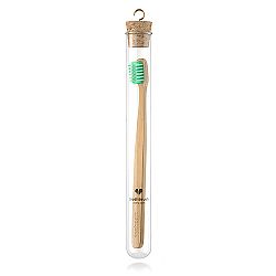 Ecoheart ekologická bambusová zubná kefka zelená