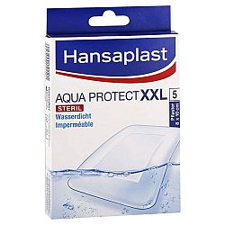 HANSAPLAST Aqua Protect XXL vodotesné sterilné náplaste 5 ks 8 x 10cm