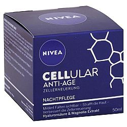NIVEA nočný krém proti vráskam Cellular Anti Age 50 ml