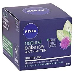 NIVEA nočný krém proti vráskam Natural Balance 50 ml