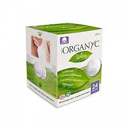 ORGANYC dojčenské prsné tampóny z organickej bavlny 24 ks