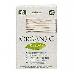 ORGANYC vatové tyčinky z organickej bavlny 200 ks