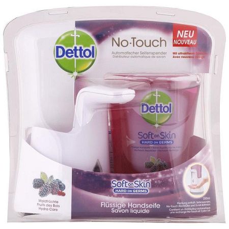 DETTOL tekuté mydlo a bezdotykový dávkovač Lesné ovocie 250 ml