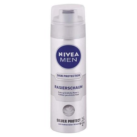 NIVEA Men pena na holenie pre mužov Silver Protect 200 ml
