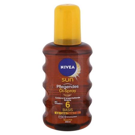 NIVEA Sun olej na opaľovanie v spreji SPF 6 200 ml