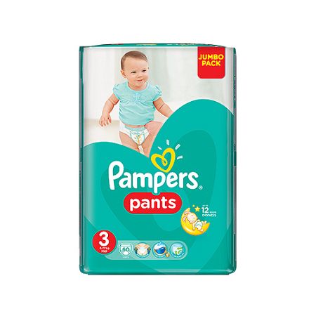 Pampers Pants plienkové nohavičky Midi (3) 60 ks