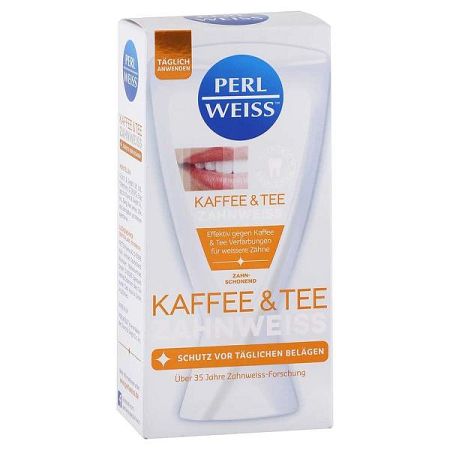 PERL WEISS Kaffee&Tee bieliaca zubná pasta proti tmavým škvrnám 50 ml