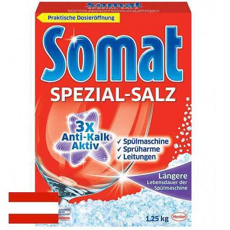 SOMAT špeciálna soľ do umývačky riadu 1,25 kg